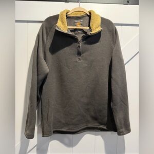 Gray Timberland Pullover with Collar